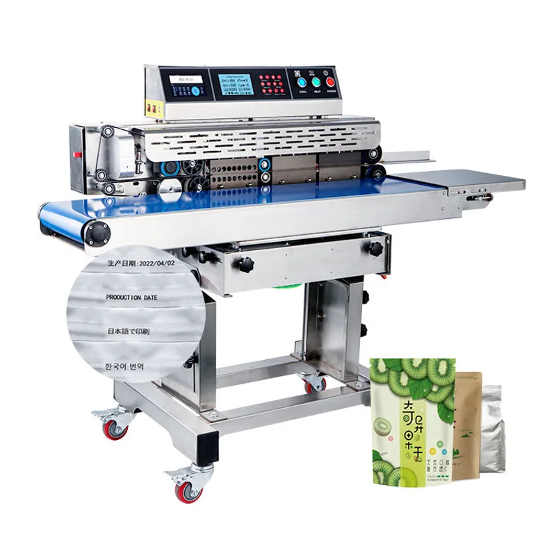 JY-280BP Horizontal Standard Double Heating Coding Sealer gallery 1