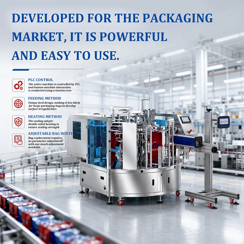 R320V Disc Type Pre-made Pouch Vacuum Packaging Machine - Image 2