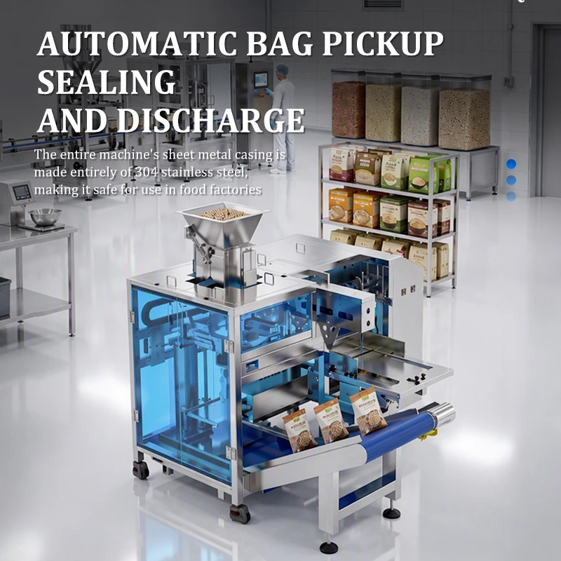 JY-H350Q Fully Automatic Horizontal Pouch Feeding Vacuum Packing Machine - Image 4