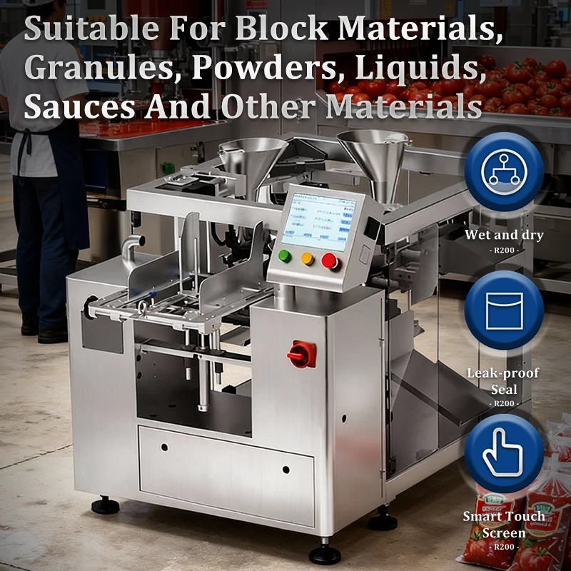 JY-R200 Fully Automatic Rotary Premade Pouch Packaging Machine - Image 4