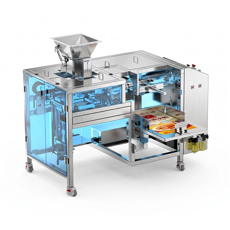JY-H350Q Fully Automatic Horizontal Pouch Feeding Vacuum Packing Machine