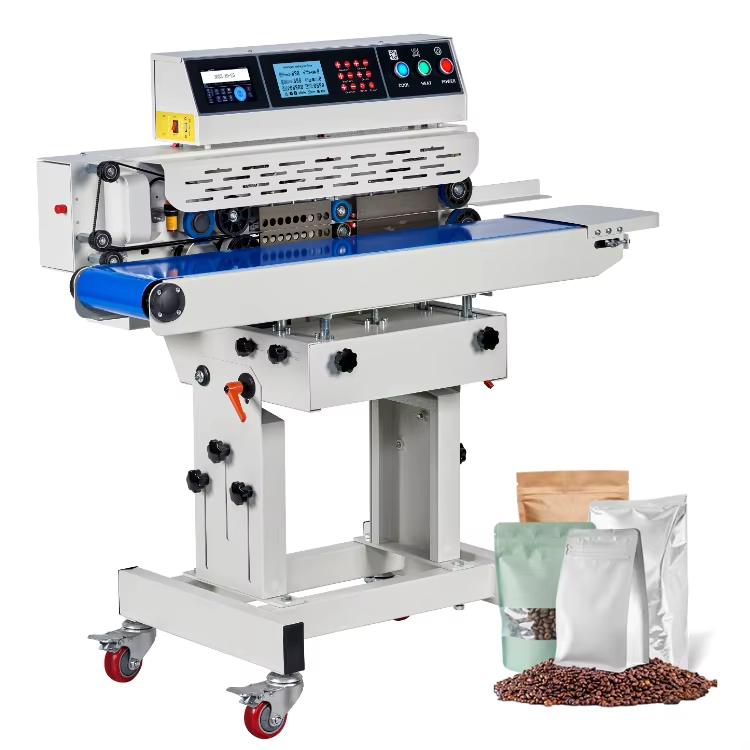 JY-210A High Frequency Heat Sealing Machine for Bags/Film/Foil/Pouches Semi-Automatic Gear-Driven Continuous Band Sealer - Image 2